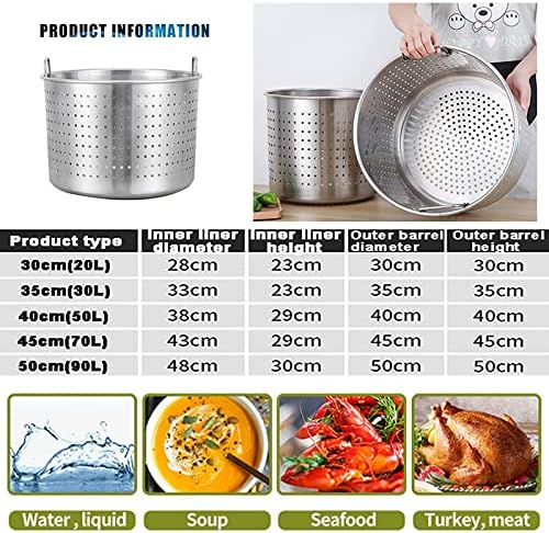 Ergonomic Stainless Steel Stock Pot