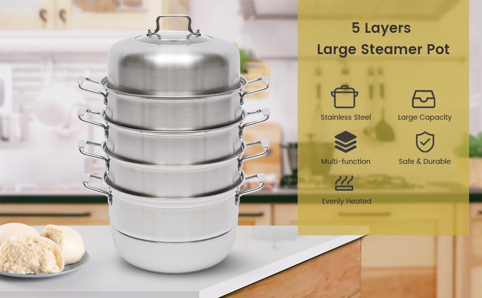 Gagalayong Steam_pot 32cm SS with Lid