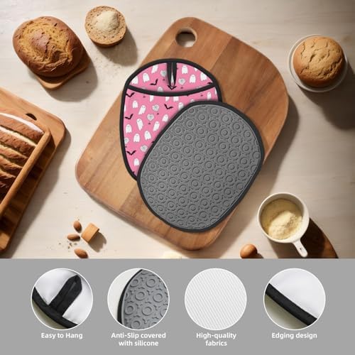 Start Cooking Halloween Heat-Resistant Potholder Durable Silicone Kitchen Tool