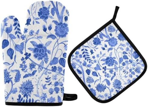 Durable Cooking Mitt Potholder Set for Heat-Resistant Kitchen Use