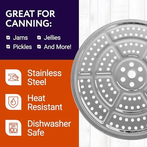 Precise 2-Pack Stainless Steel Pressure Canner Rack