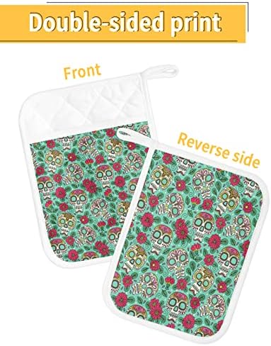 Cute Halloween Pot Holders Set with Useless Features for Kitchen