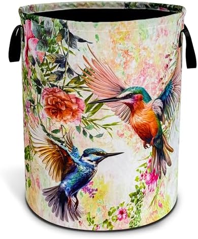 Adorable Hummingbird Storage Basket for Laundry