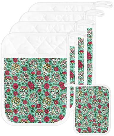 Cute Halloween Pot Holders Set with Useless Features for Kitchen