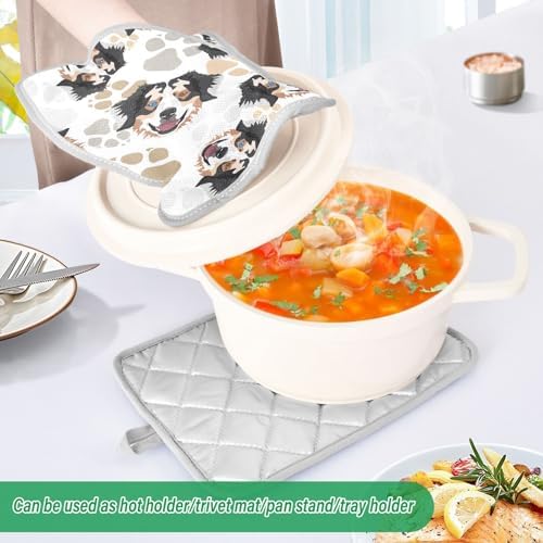 DalziumPotholder Dog Paws Set of 2