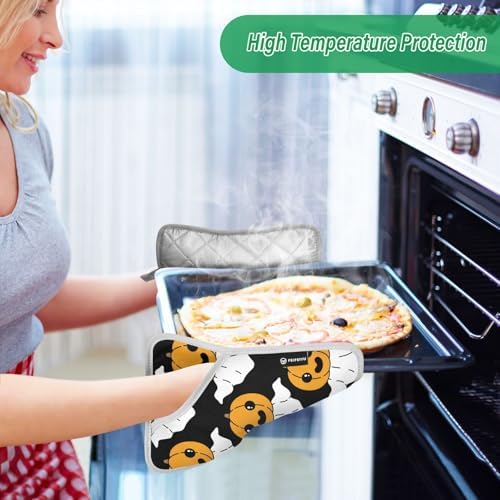Frighteningly Funny Halloween Spooky Kitchen Potholders Set of 2