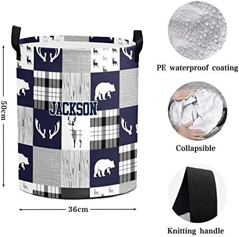 Personalized Travel Laundry Basket