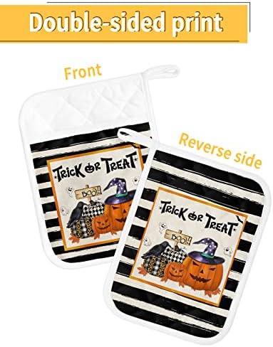 Halloween Spooky 5-Pack Pot Holder Set