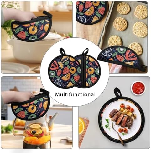 TODIYADDU Tangerine Mango Potholders