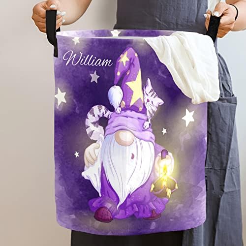 Starry Star Gnome Waterproof Folding Laundry Basket