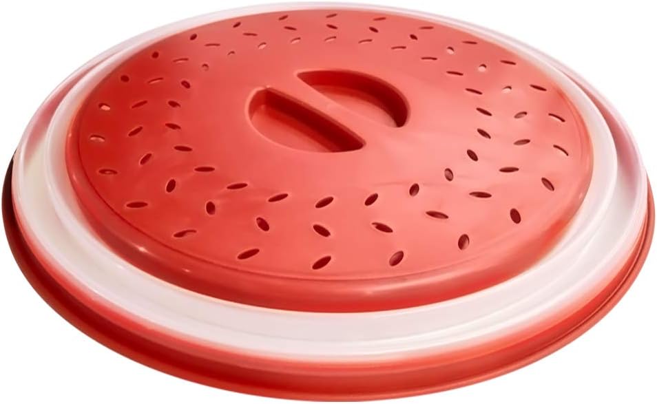 BPA-Free Microwave Plate Cover with Steam Vent for Fruit More