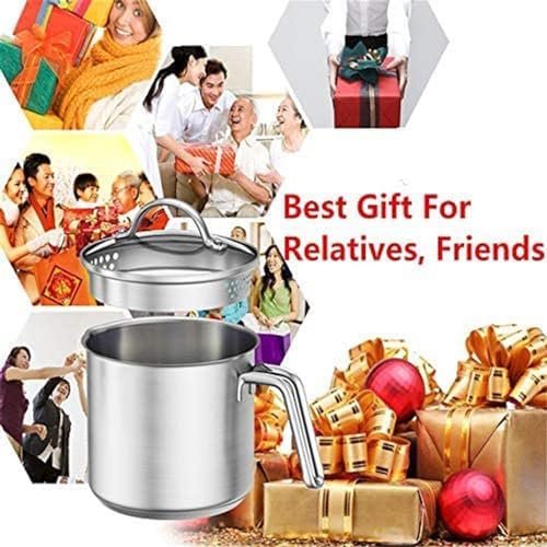 THEGA 15QT Stainless Steel Saucepan with Lid