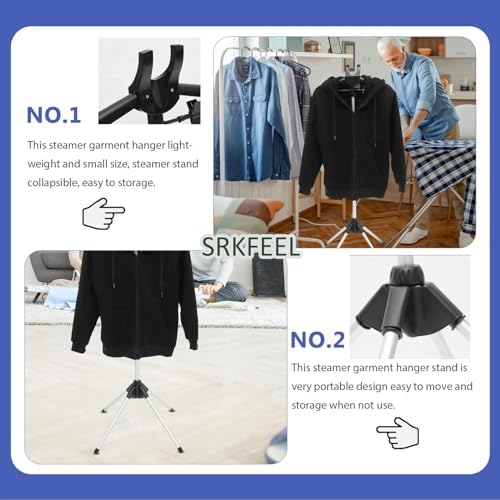 Generic Foldable Collapsible garment hanger bracket adjustable height made of durable materials