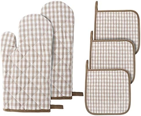 Oven Mitts Pot Holders Set