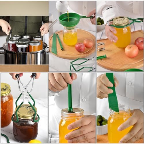 Stainless Steel Canning Kit with Features for Home Use