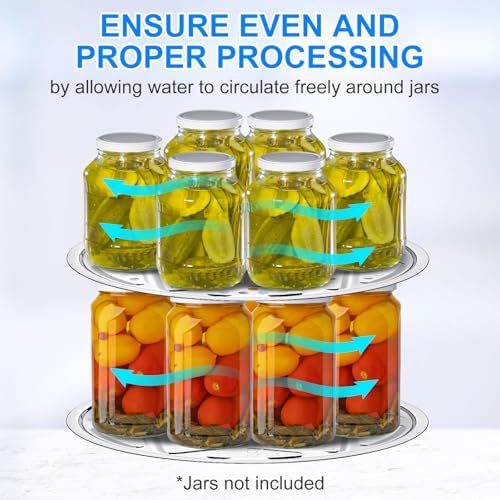 2-Piece Stainless Steel Pressure Canner Rack