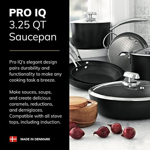 SCANPAN Pro IQ 3 Qt Covered Saucepan