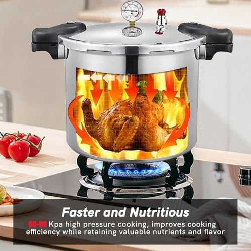 TSTQH25 Quart Pressure Canner Cooker for Cooking Preserving with Boiling Water Capability