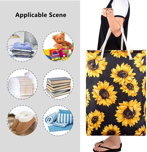 Funnewban Sunflowers Laundry Hamper