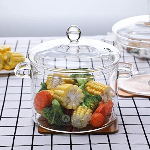 Miecux saucepan 15L Heat-Resistant cooking pot 50OZ