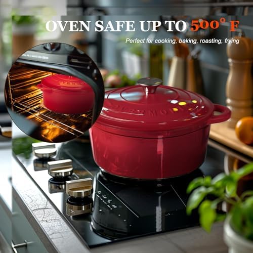 OvermontPremium Cast Iron Dutch Oven 55QT