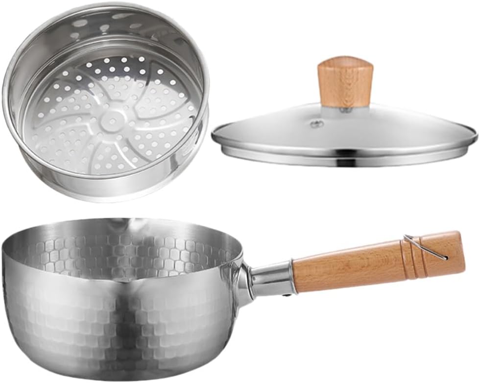 Ergonomic Double Layer Pot Set for Quick Meals