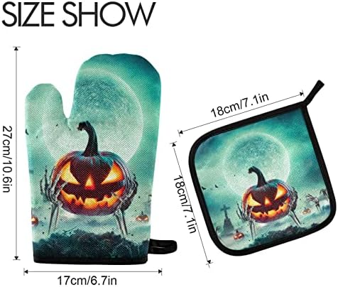 Trick or Treat Halloween Oven Mitts Set