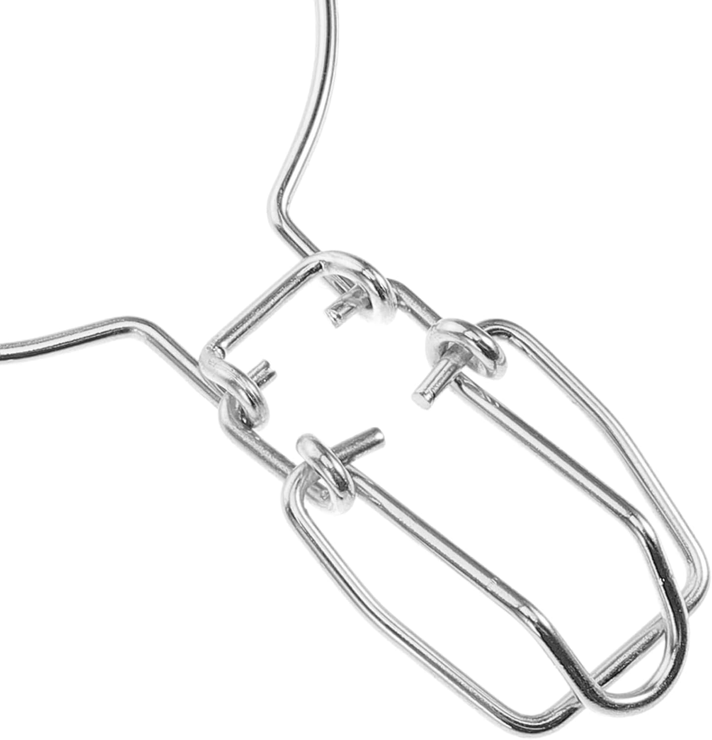 Wide Mouth Glass Jar Sealed Buckle Wire Clamp Silver