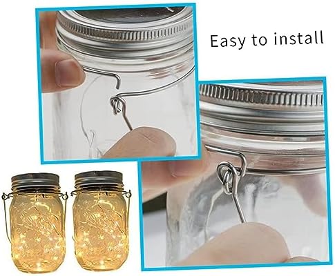 Stainless Steel Mason Jar Hangers with Multiple Uses for Easy Storage