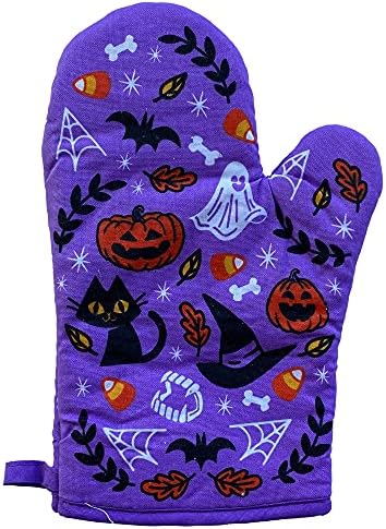 Crazy Dog Halloween Oven Mitt