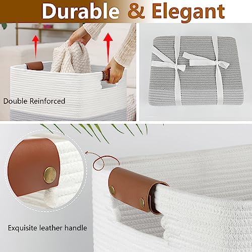 96L Extra Large Laundry Hamper Basket with Handles