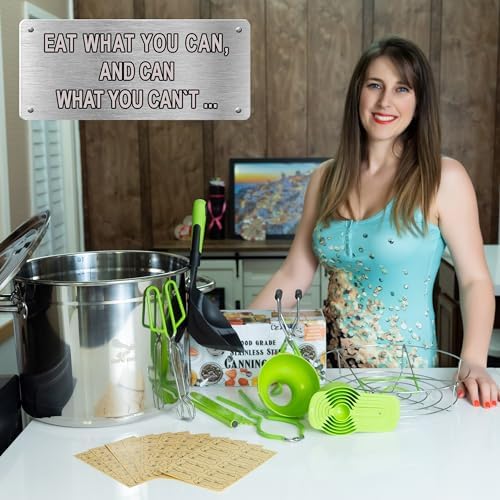 Stainless Steel Canning Kit with Everything for Home Preserving