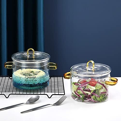 Miecux15L Heat-Resistant Glass Cookware Pot Perfect for Pasta More