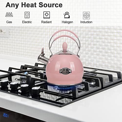 Whistling Tea Kettle 26 qt Secure Boil