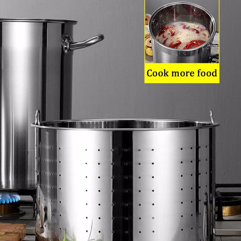 Stainless Steel Commercial Cooking Pot 63Qt