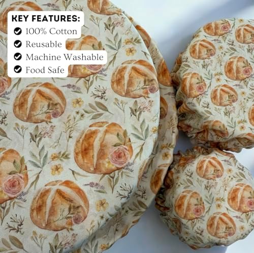 Sourdough Reusable Jar Bowl Covers