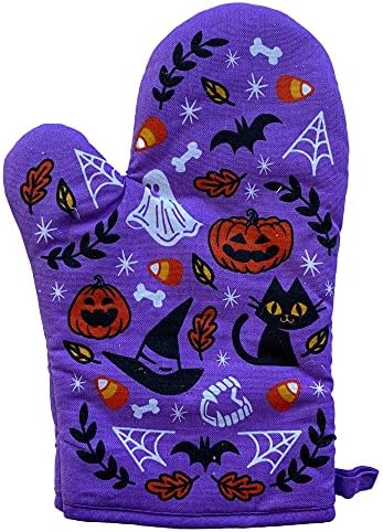 Crazy Dog Halloween Oven Mitt