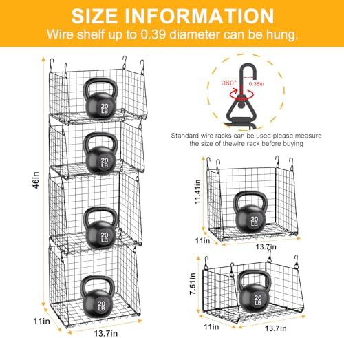 Stay Organized with the Sonyabecca 4-Pack Laundry Basket Set