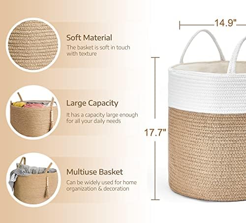 Mkono Decorative Woven Storage Basket