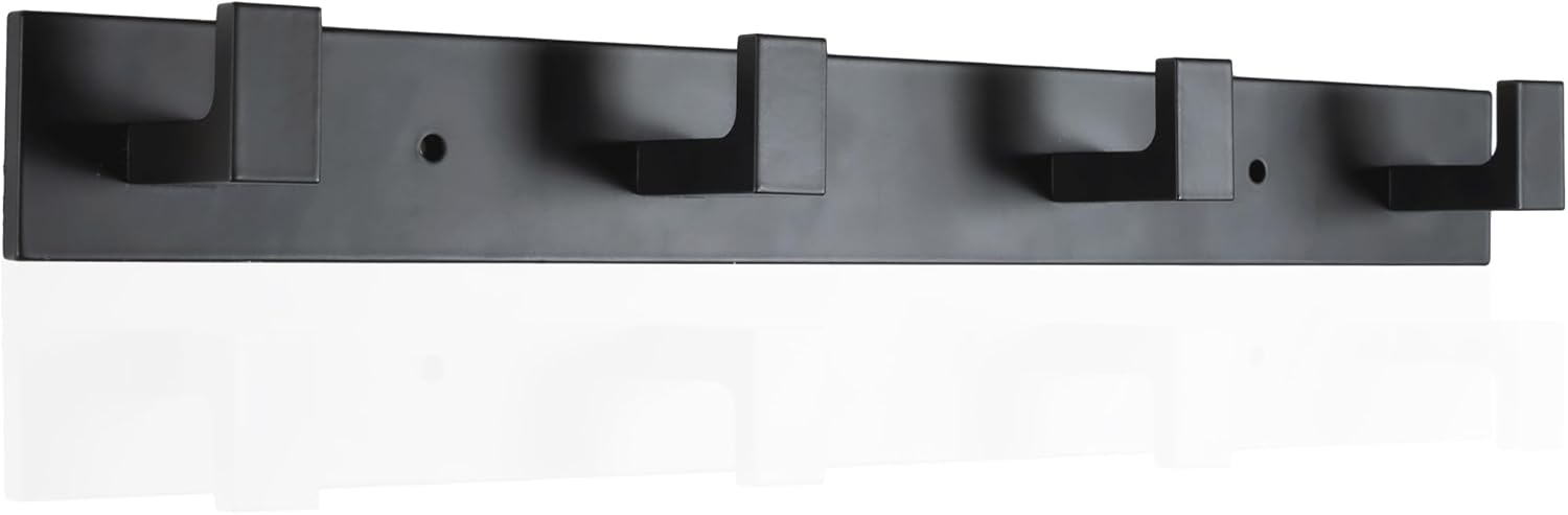 STKYGOOD Coats Hangedentryway bathroom bedroom Matt Black Heavy Duty 44 lbs Capacity
