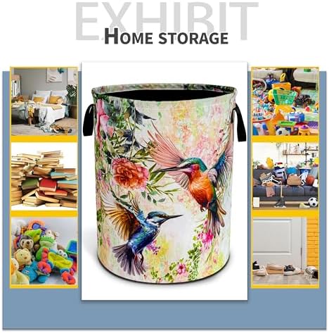 Adorable Hummingbird Storage Basket for Laundry
