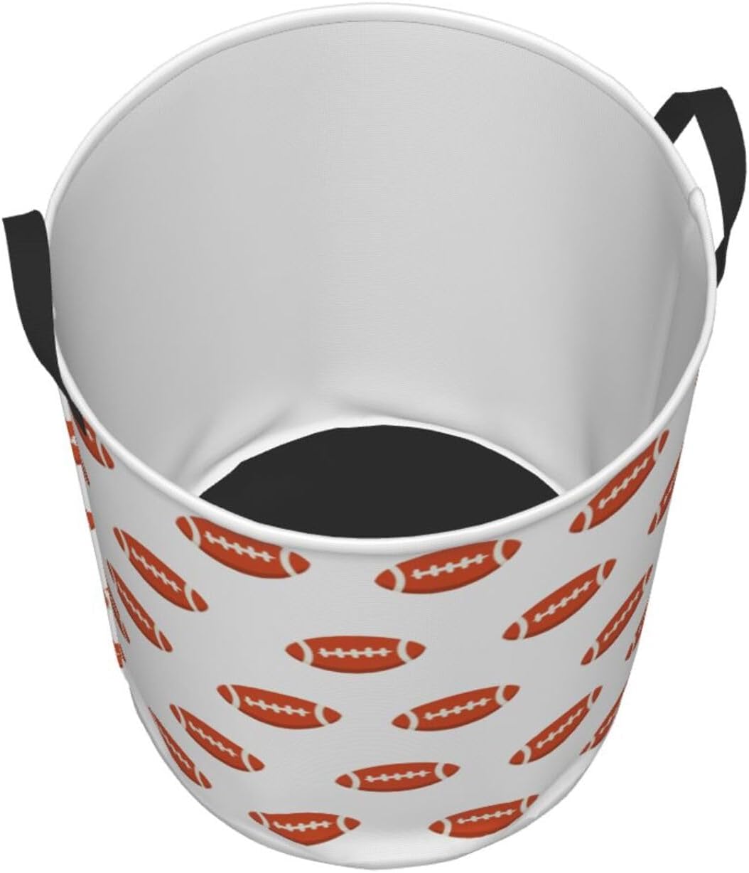 Football Laundry Hamper Collapsible with Handles