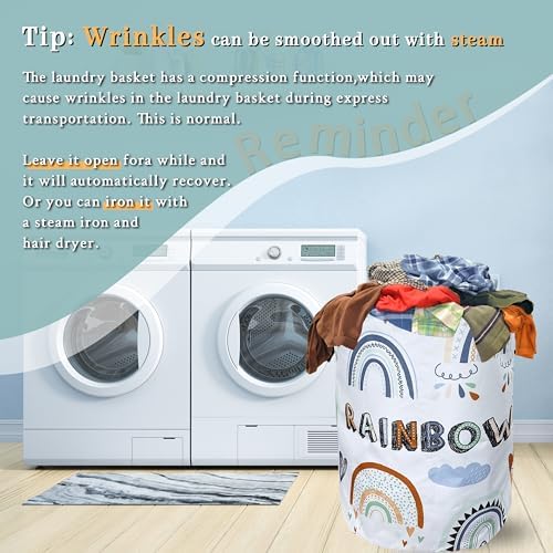 Cute Rainbow Functional Laundry Basket