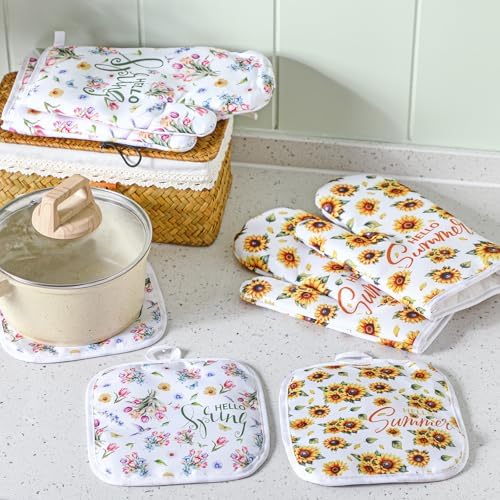Saint Patricks Day Oven Mitts Potholders Set