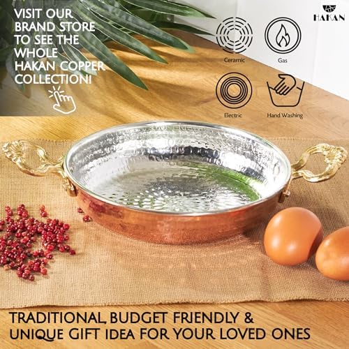 Sturdy Copper Omelet Pan