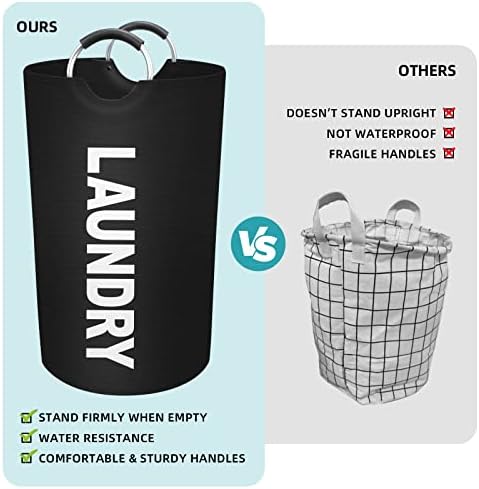 StorageRight 90L Large Laundry Basker Collapsible Waterproof Organize Your Laundry Efficiently