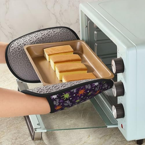 FlambING Halloween Silicone Hot Pad Pot Holder with Loop