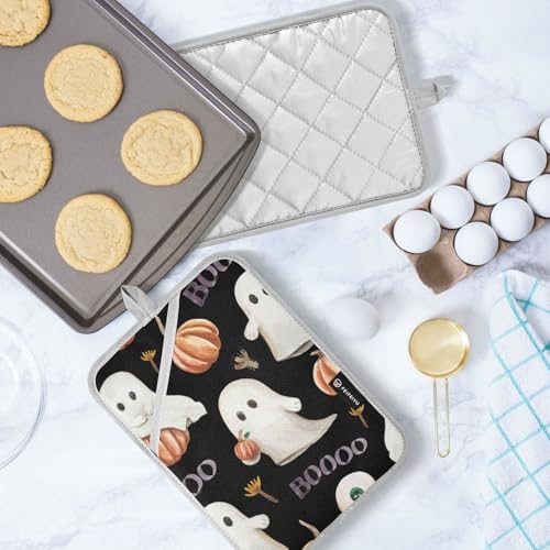 Cute Halloween Vintage Pot Holder Set