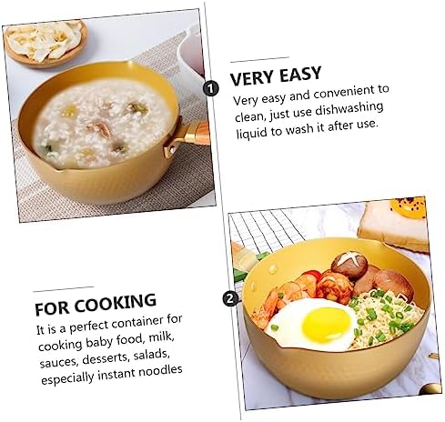 Mikinona Snow Pan Pans Small Cooking Pot Aluminum Alloy Kitchen Essential