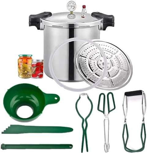 TSTQH25 Quart Pressure Canner Cooker for Cooking Preserving with Boiling Water Capability